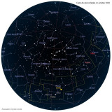 Carte étoiles 11 octobre