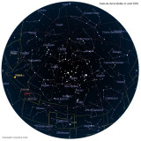 Carte étoiles 11 avril