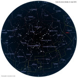 Carte étoiles 11 mai