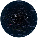Carte étoiles 11 mai