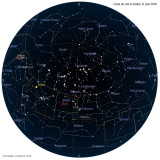 Carte étoiles 11 juin