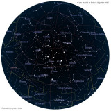 Carte étoiles 11 juillet