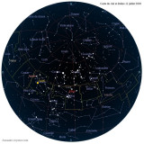 Carte étoiles 11 juillet