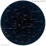 Carte étoiles 12 février