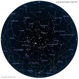 Carte étoiles 12 juin