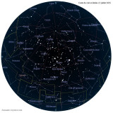 Carte étoiles 12 juillet