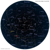 Carte étoiles 13 avril