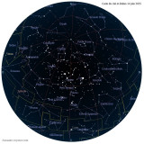 Carte étoiles 14 juin