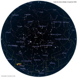 Carte étoiles 15 janvier