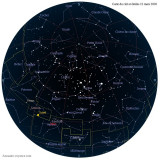 Carte étoiles 15 mars