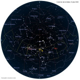 Carte étoiles 15 juin