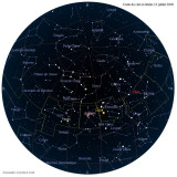 Carte étoiles 15 juillet