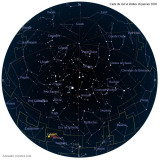 Carte étoiles 16 janvier