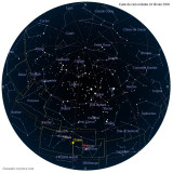 Carte étoiles 16 février