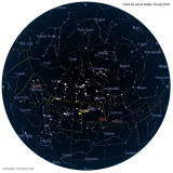 Carte étoiles 16 mai