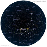 Carte étoiles 16 juin