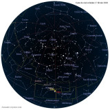 Carte étoiles 17 février