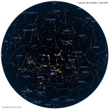 Carte étoiles 17 mai