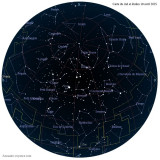 Carte étoiles 18 avril