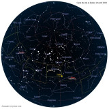 Carte étoiles 18 avril