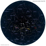 Carte étoiles 18 mai