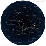 Carte étoiles 18 juin