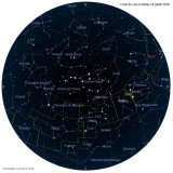 Carte étoiles 18 juillet