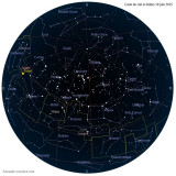 Carte étoiles 19 juin