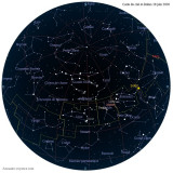 Carte étoiles 19 juin