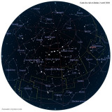 Carte étoiles  2 avril