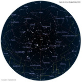 Carte étoiles  2 juin