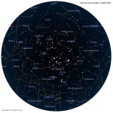 Carte étoiles  2 juillet