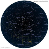 Carte étoiles 20 janvier