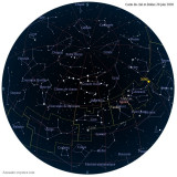 Carte étoiles 20 juin