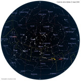 Carte étoiles 21 mars