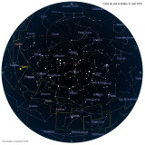 Carte étoiles 21 mai