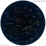 Carte étoiles 21 mai