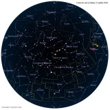 Carte étoiles 21 juillet