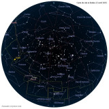 Carte étoiles 22 avril