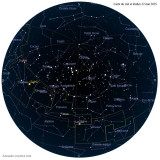 Carte étoiles 22 mai