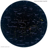 Carte étoiles 22 mai