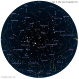 Carte étoiles 22 septembre