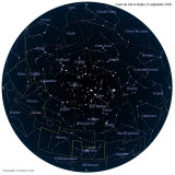 Carte étoiles 22 septembre