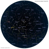 Carte étoiles 23 mai