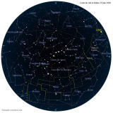 Carte étoiles 23 juin