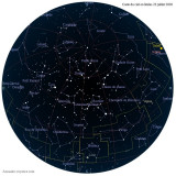 Carte étoiles 23 juillet