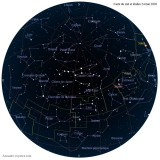 Carte étoiles 24 mai