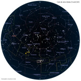 Carte étoiles 25 avril