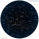 Carte étoiles 25 mai