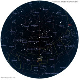 Carte étoiles 25 septembre